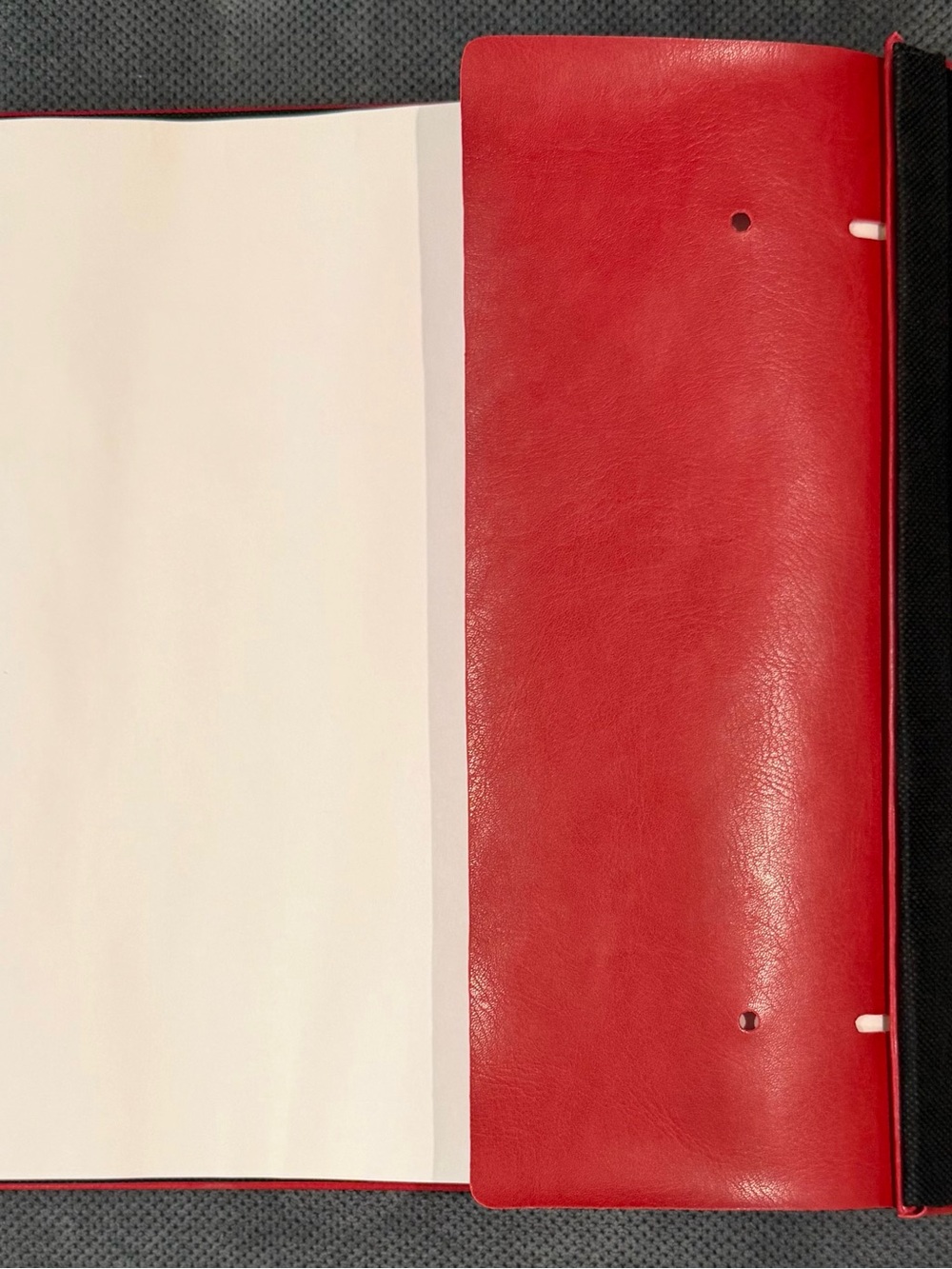 New Pioneer Red Chevron Embossed Post Bound 12”x 12” memory Scrapbook Album - Picture 4 of 5